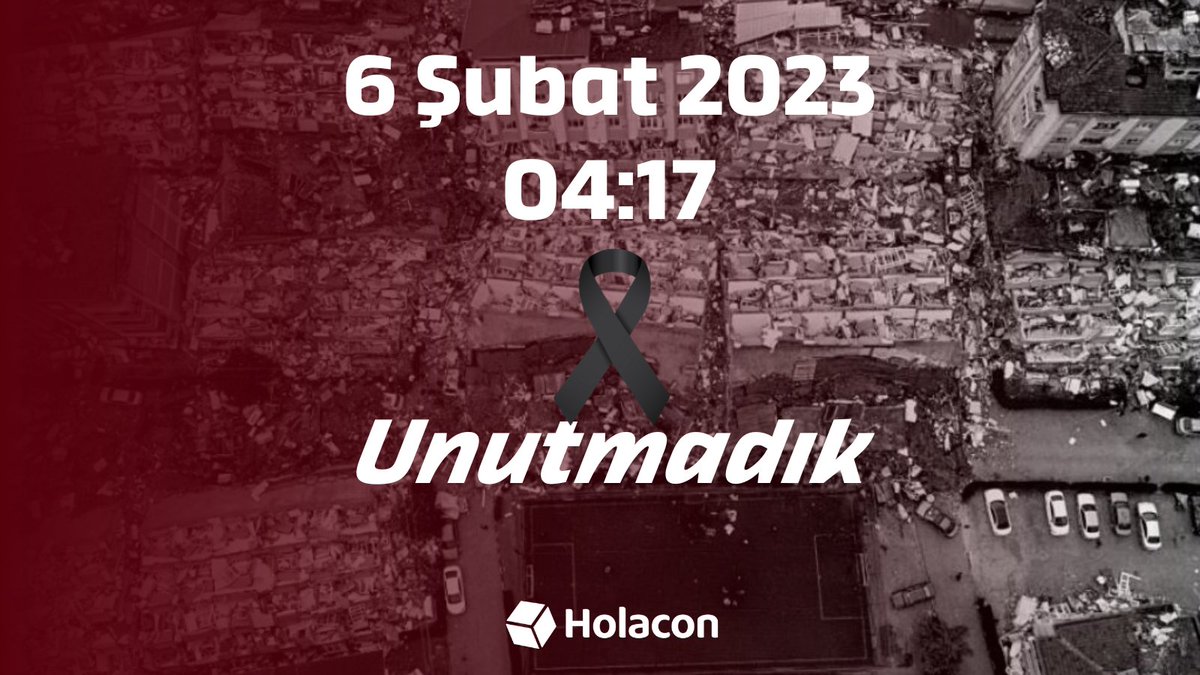 Bugün, 6 Şubat'ta yaşanan depremin acısını hala yüreklerimizde hissediyoruz. 
Hayatını kaybedenleri rahmetle anıyor, ailelerine sabır ve metanet diliyor, yaraları hala taze olan acıları bir kez daha yüreklerimizde hissediyoruz.
#6ŞubatDepremi #February6Earthquake