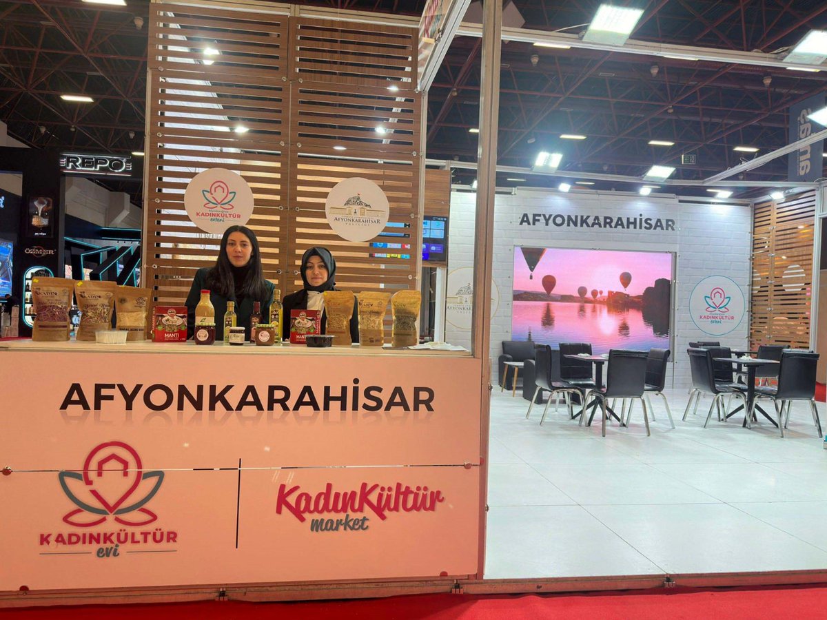 afyonkulturevi's tweet photo. Anfaş Uluslararası Fuar ve Kongre Merkezi'nde gerçekleştirilen  30.FoodProduct - Uluslararası Gıda ve İçecek İhtisas Fuarında yerimizi aldık.
@kubrayigitbasi 
@AfyonValiligi https://t.co/lsZNM7hSsj