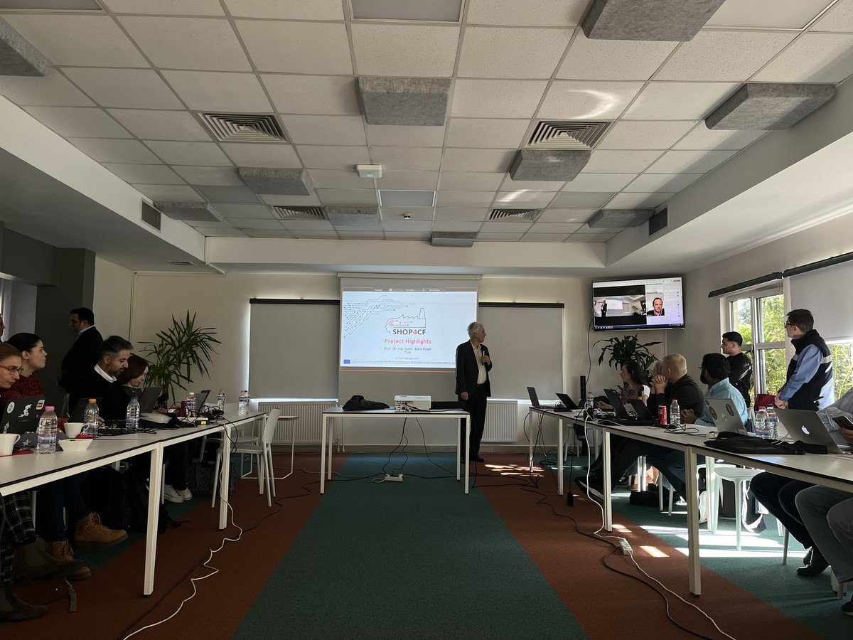 Really excited to be at #Arcelik in Istanbul today for the <a href="/Shop4Cf/">SHOP4CF</a> Final Review meeting and to talk about @Fraunhofer_IFF work in #Standardization.