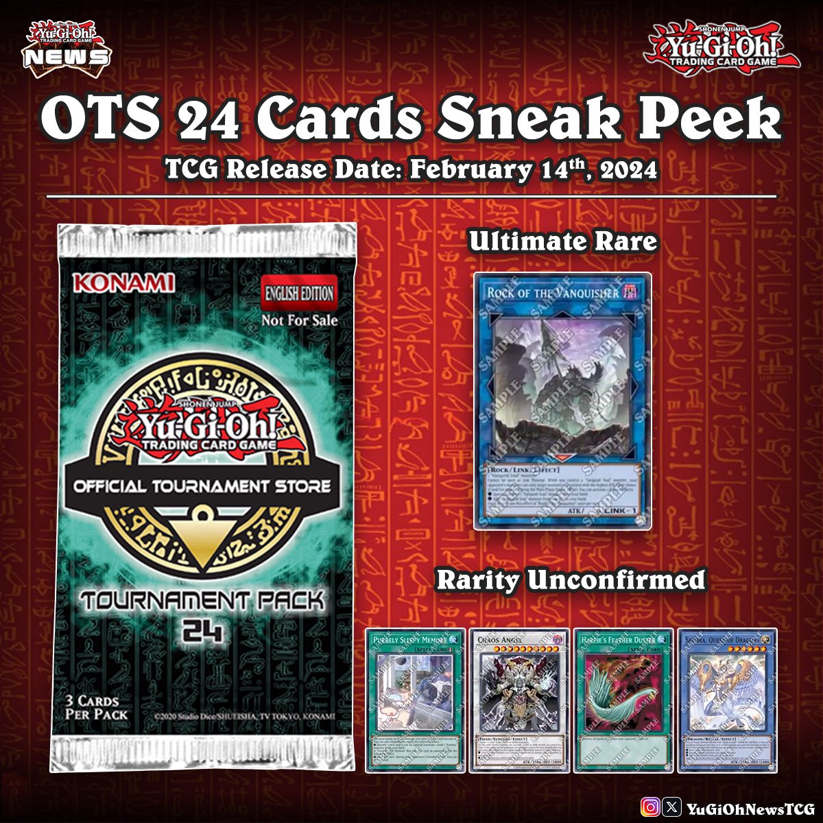 24 Konami has unveiled a selection of cards set to be featured in the upcoming TCG OTS Pack 24 # #YuGiOh # 24 Konami has unveiled a selection of cards set to be featured in the upcoming TCG OTS Pack 24 # #YuGiOh #