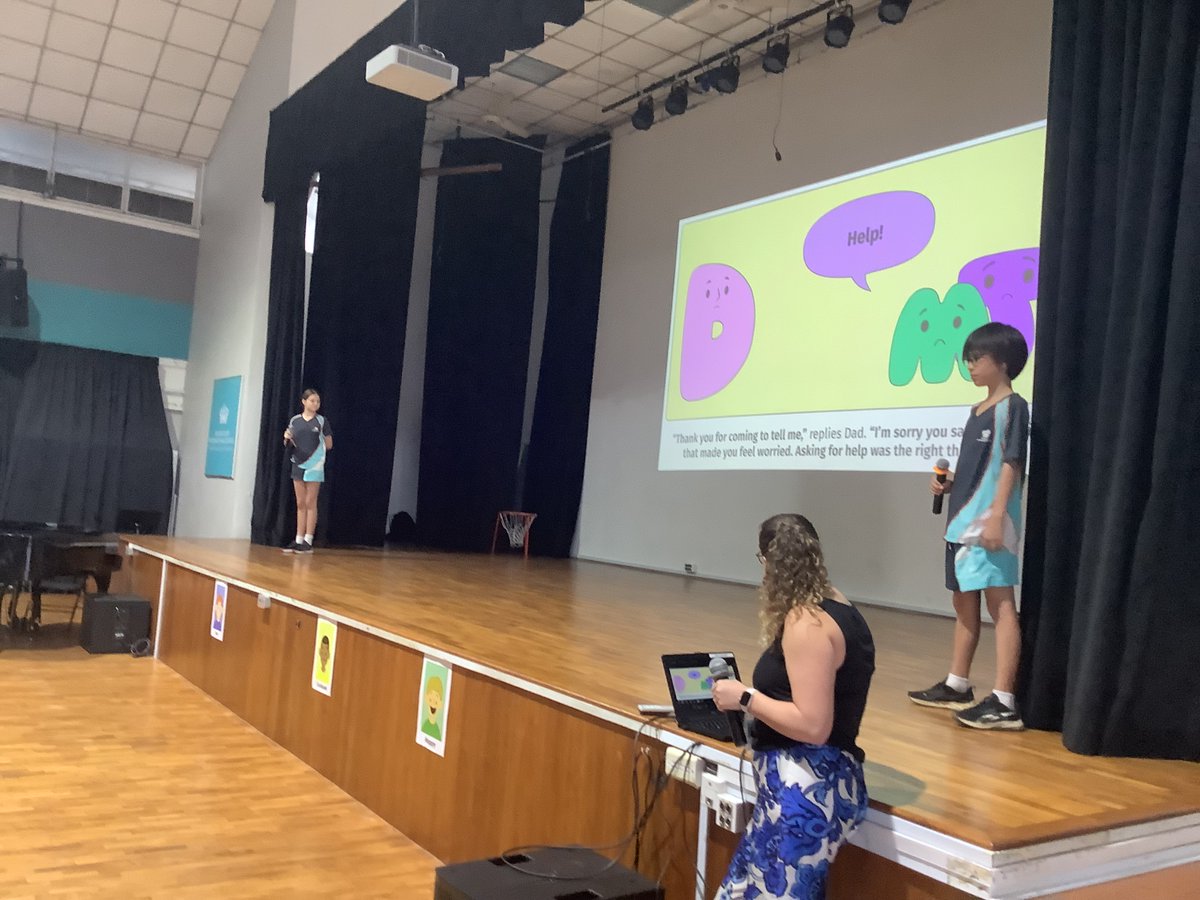 Our incredible music team used AI + their own creativity  and experience to write a song for our choirs to open the #SaferInternetDay assemblies. My colleague led our #studenttech leaders who performed stories and content responding to #change and #influence  online