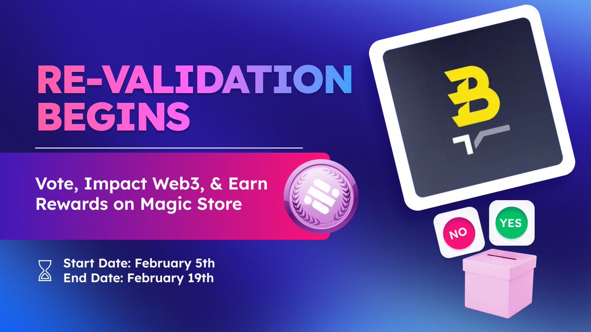 👋 Reintroducing <a href="/BIThoventech/">BIThoventech</a>, one of our early adopters!

🧑‍🎓 An Educational #Сrypto Platform

Initially validated in our closed beta, they're now progressing to our public beta 🚀

📣 Vote for Bithoven &amp; EARN at the Magic Store!
magic.store/app/bithoven