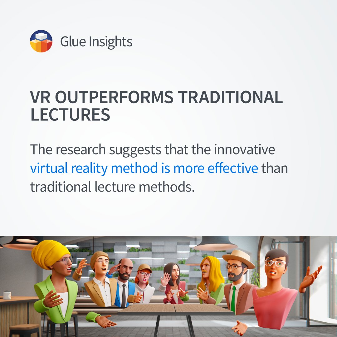 The research on improving #SafetyTraining effectiveness using #3D BIM simulation highlights compelling insights into why #VR surpasses traditional methods.

Dive into our infographic for in-depth insights!👇 

Source: lnkd.in/dN4vnt9i

#GlueInsights #VRtraining #tech