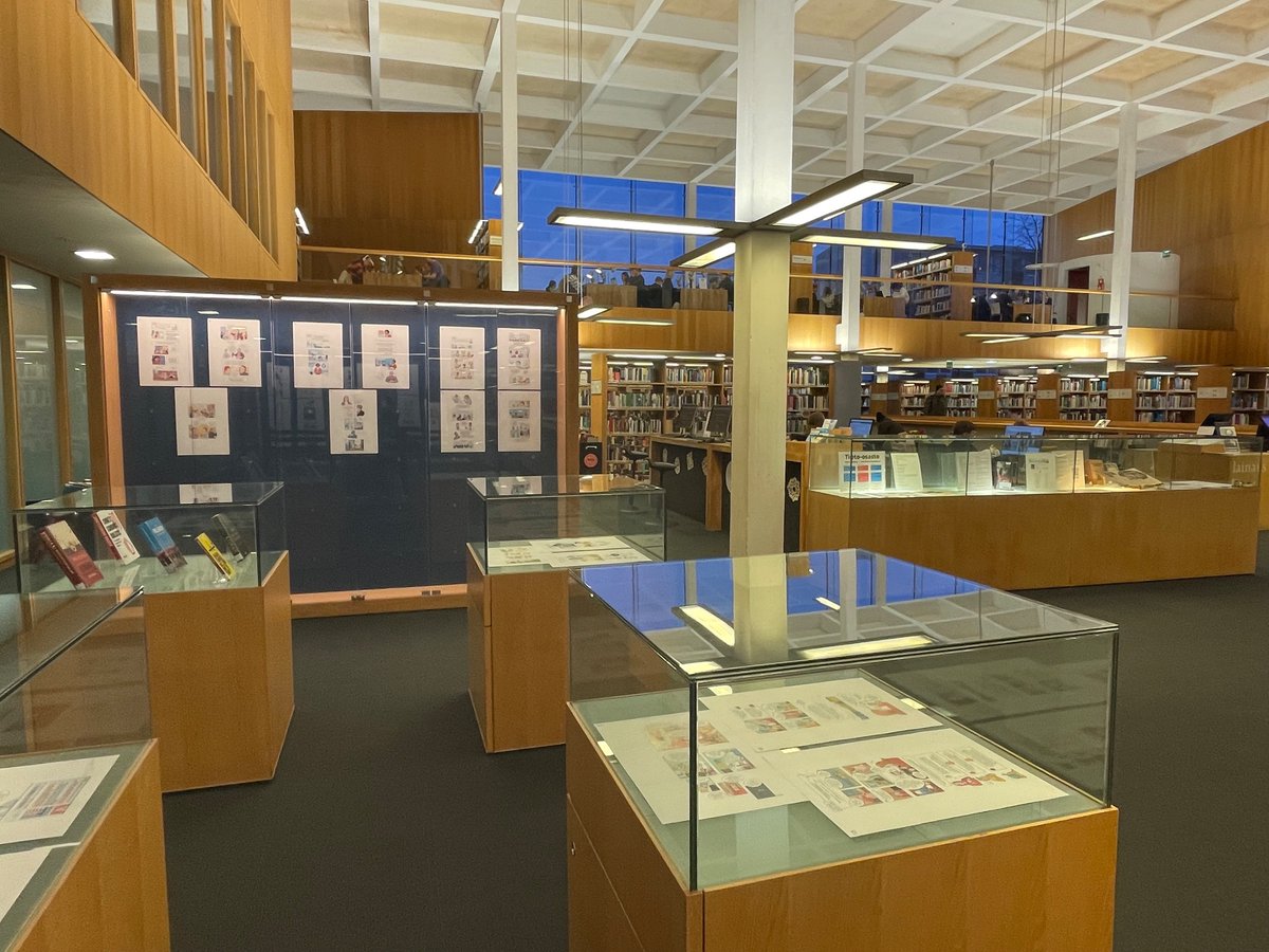 The ForAc-project has a special exhibition at the Turku City Library showcasing the comics drawn by Tuuli Hypén. The comics portray dystopian scenarios set in 2027, 2030 and 2035. The exhibition is on display until the end of February.
