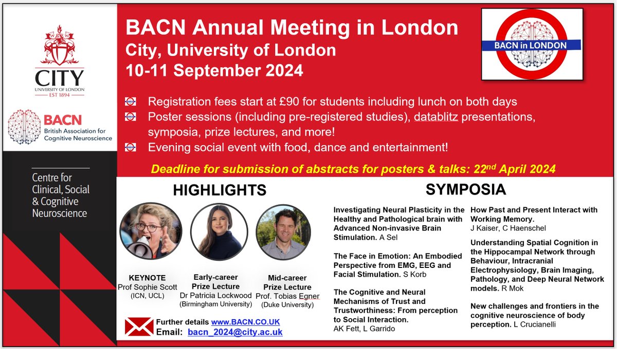 Join us in London in September and tell us what you've been working on! bacn.co.uk/conferences.