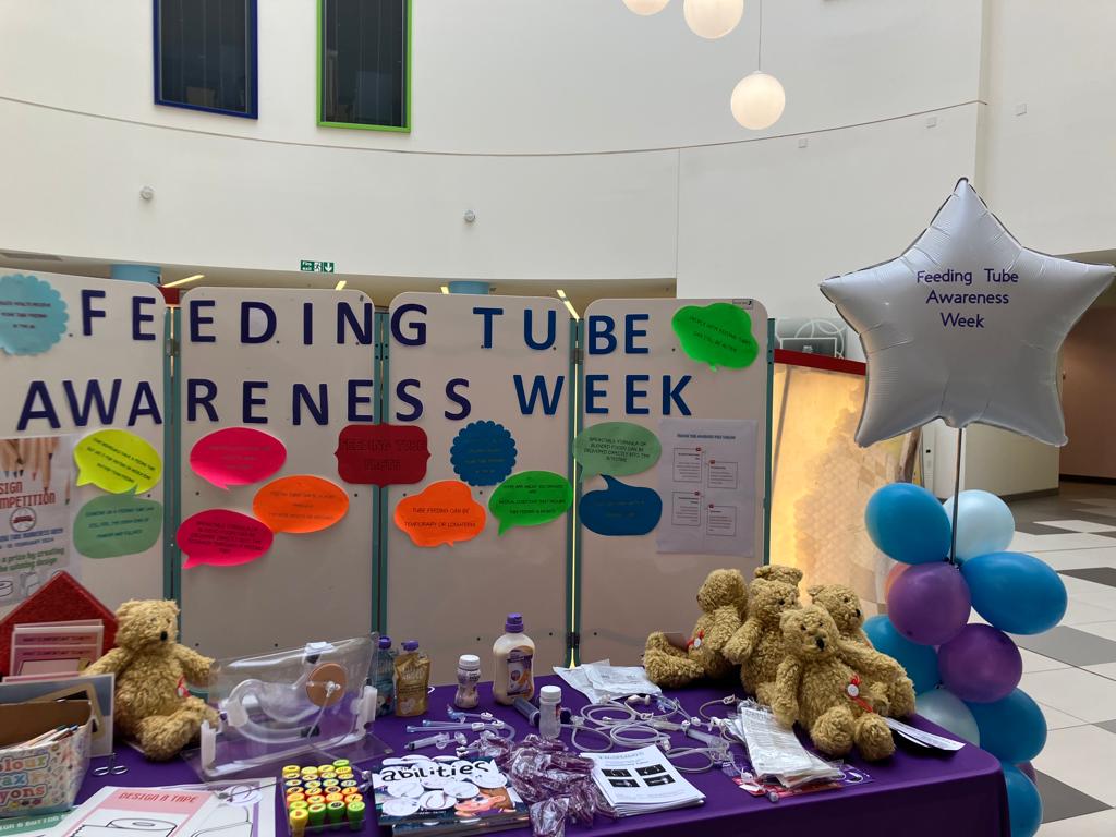 Glasgow Children's Hospital Charity (@gch_charity) on Twitter photo It's #FeedingTubeAwarenessWeek π
A lot of patients rely on feeding tubes for nutrition and hydration, which is as important as the medicines they are prescribed.
Learn more about feeding tubes from the lovely stoma and gastro team at their pop-up stall in the atrium today π₯ It's #FeedingTubeAwarenessWeek π
A lot of patients rely on feeding tubes for nutrition and hydration, which is as important as the medicines they are prescribed.
Learn more about feeding tubes from the lovely stoma and gastro team at their pop-up stall in the atrium today π₯
