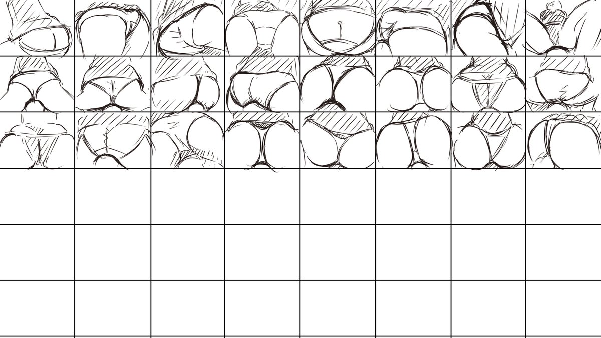 尻…φ(。。カキカキ (2巡目) 