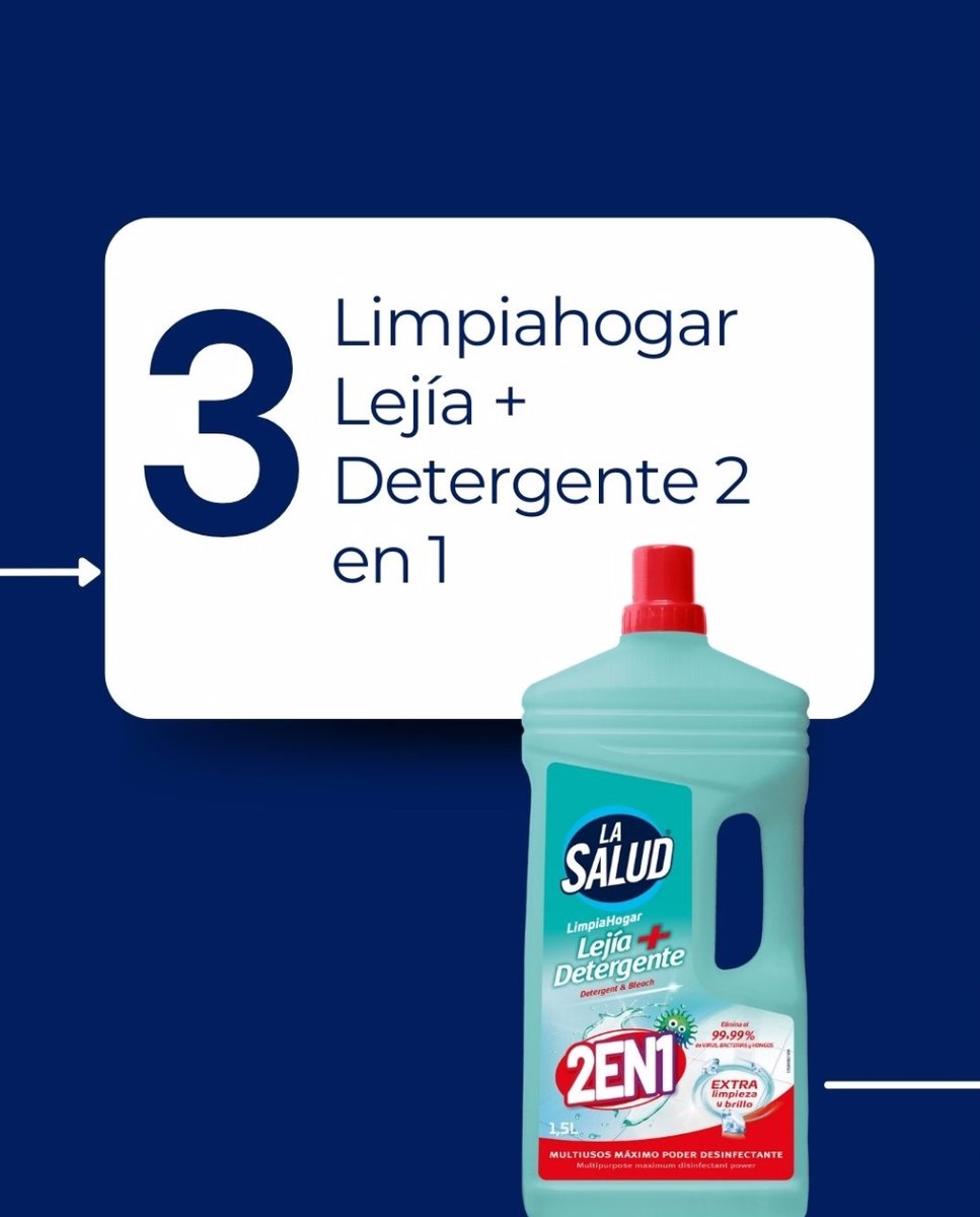 Limpiahogar Lejía + Detergente – La Salud