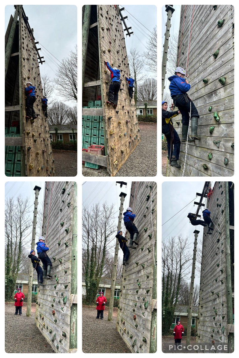 MillbrookLLC's tweet photo. Climbing wall and abseiling this morning @MillbrookP https://t.co/eWVDpymTLI