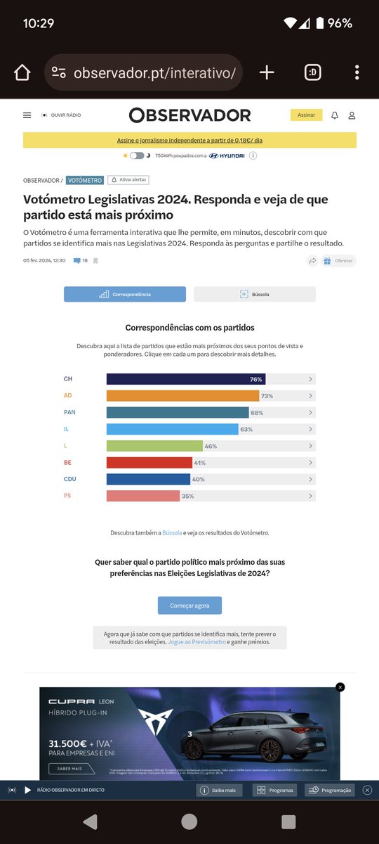 @inesdealmeida90 🗳️ @PartidoCHEGA só não concordo com a continuação da tauromaquia.. 🐂 #animalsfeelpain just because it's cultural, doesn't mean it's right.