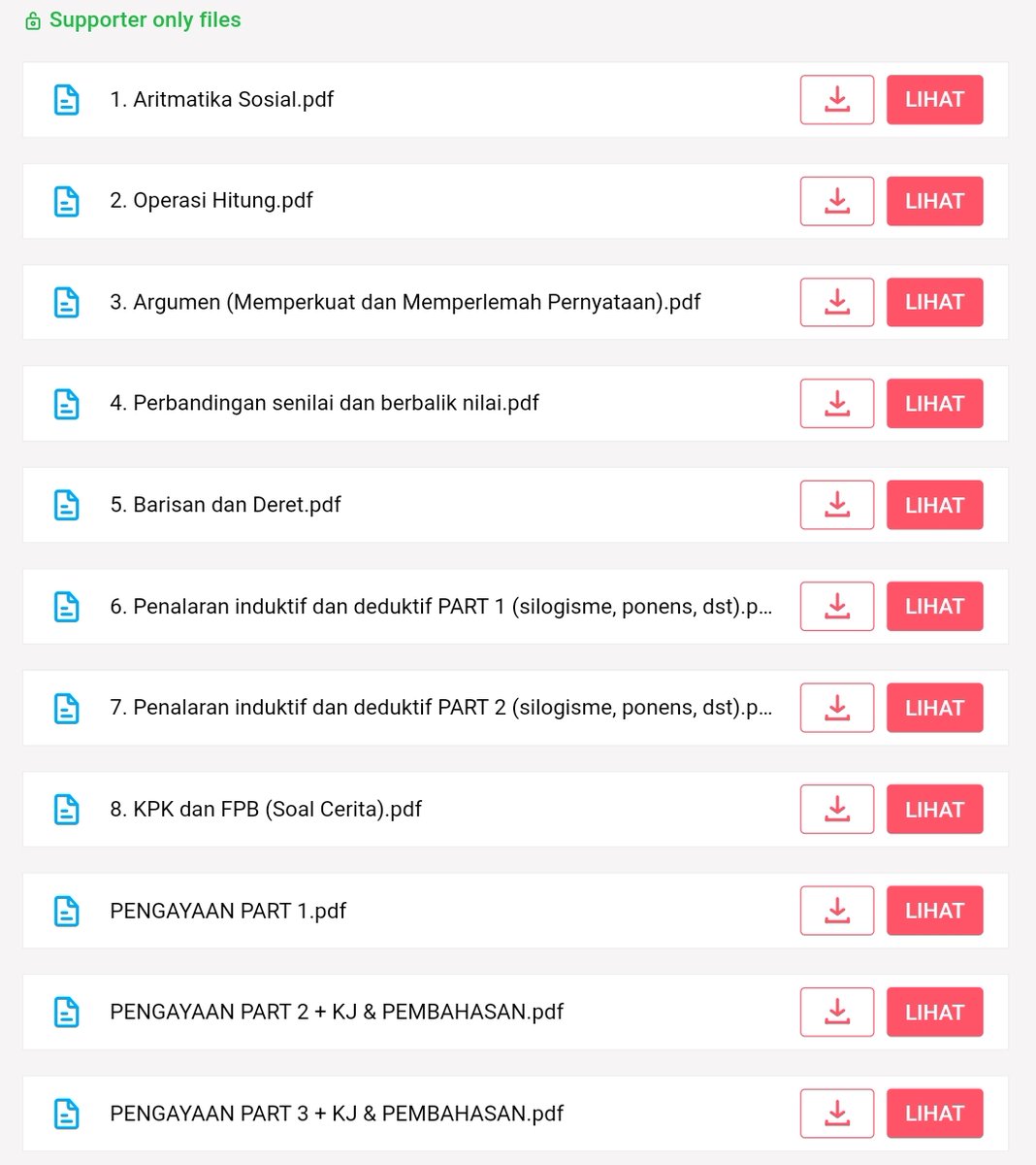 utbkcak's tweet photo. 📈10 HARI Fokus PU & PK + PAHAM, Emang Bisa?

Bisa saja, asalkan kamu mulai sejak sekarang. Materi PU dan PK itu banyak. Coba deh, nyicil dari soal-soal dasar. Mincak sudah buatkan khusus soal2 dasar + kunci jawaban untuk melatih intuisimu di PU dan PK.

Cek (banyak kan?)👇
