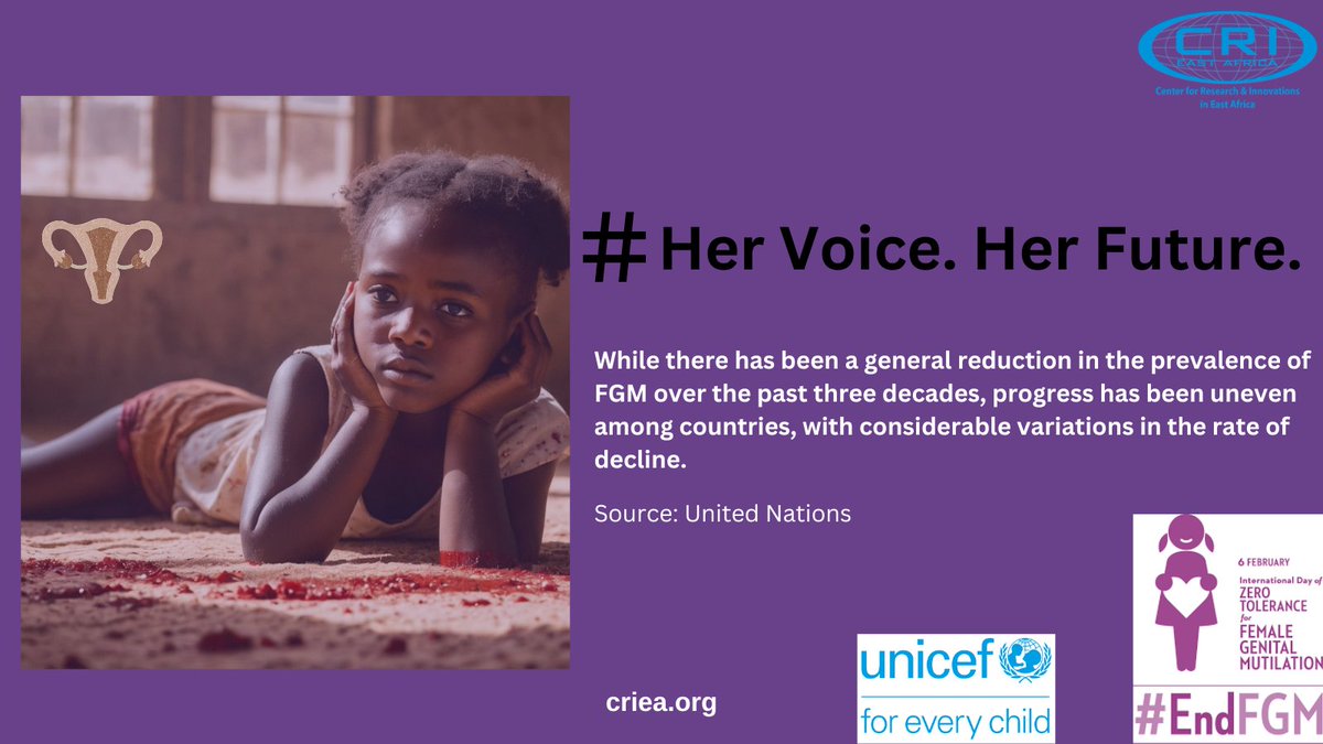 This International Day for Zero Tolerance Against Female Genital Mutilation, CRI emphasizes its dedication to eradicating FGM through education. Together, let's stand against FGM and champion the cause of education for lasting change. #EndFGM #HerVoiceMatters