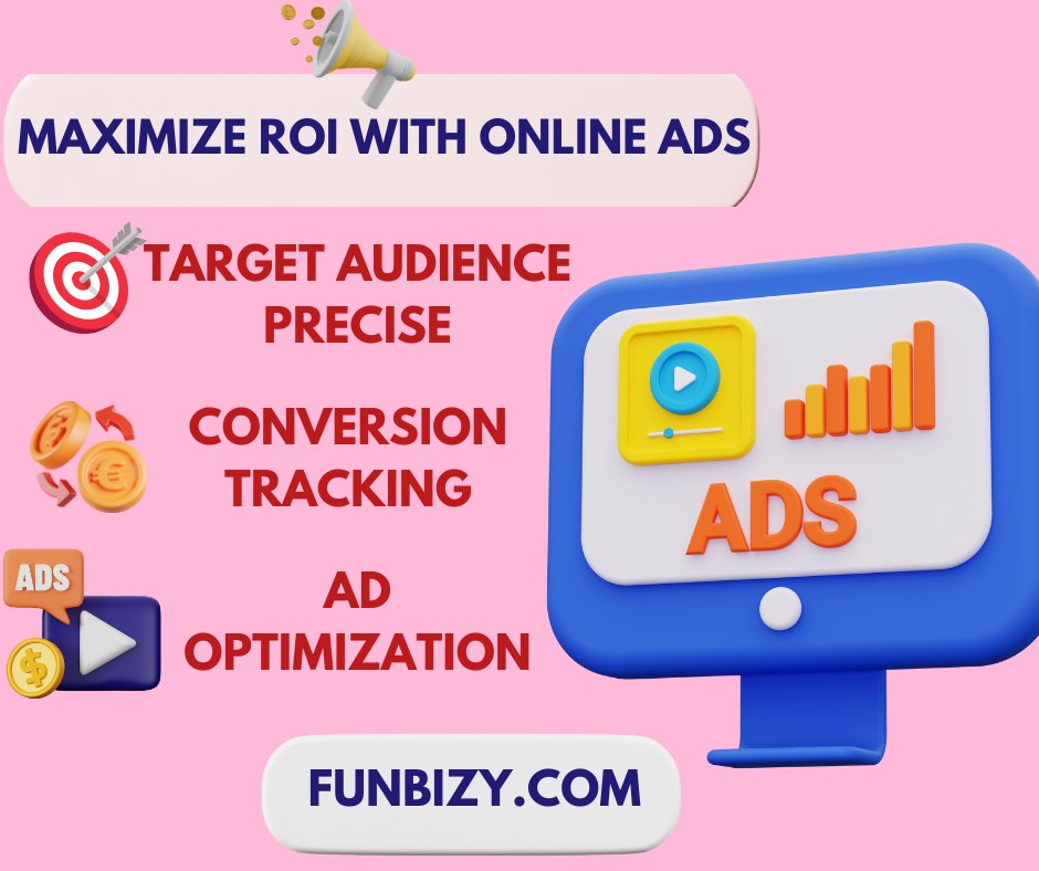 Unlocking online advertising's full potential: Learn to optimize ROI with strategic campaigns and targeted audiences. 💡📈 

Follow @FunbizyAgency for more

#funbizy #funbizyagency #funbizydigitalagency #OnlineAdvertising #ROI #DigitalMarketingSuccess #funbizyinsights