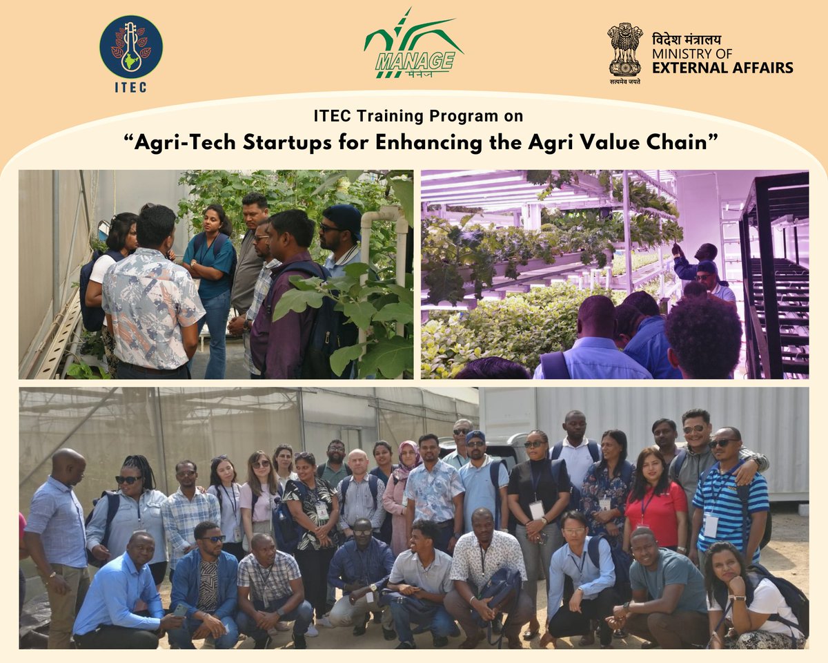 Green exploration with MANAGE-CIA!

The team visits Urban Kisaan, The #agricultural  pioneer is reimagining how we grow food, using cutting-edge #hydroponics and vertical farming. Harika Foods Pvt. Ltd., specializes in specialties like spice mixes, snacks, sweets and more.