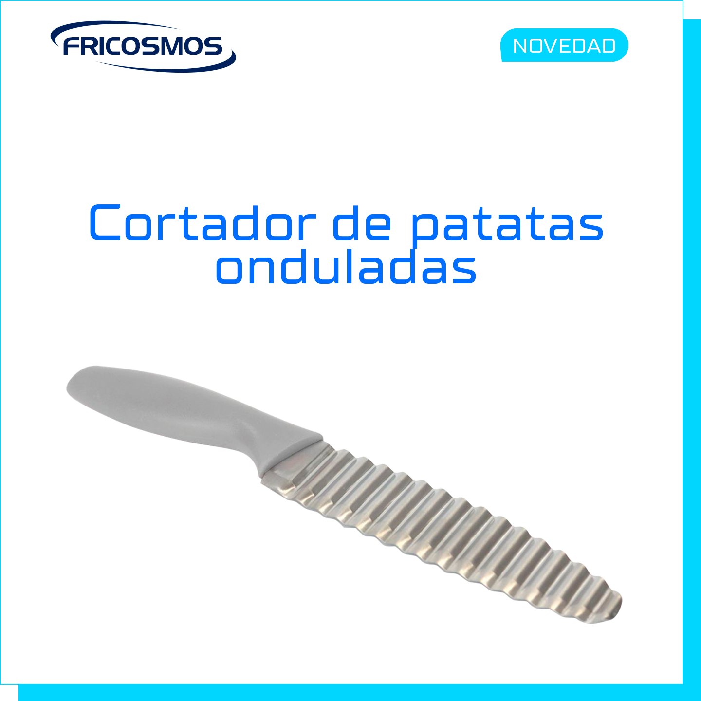 Cuchillo profesional para cortar patatas Fricosmos