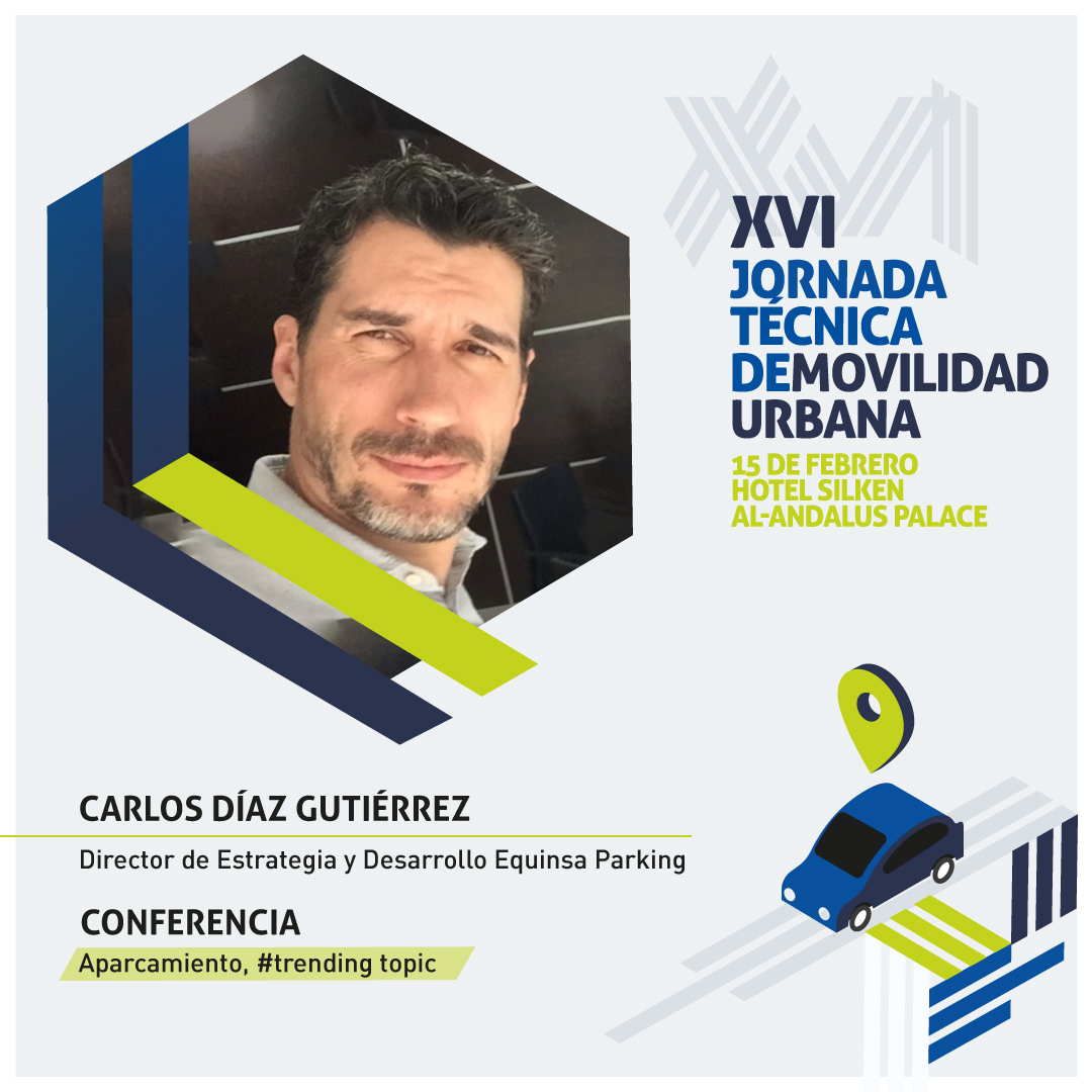 👤 Carlos Díaz, Director de Estrategia y Desarrollo en #EquinsaParking dará la interesante conferencia "Aparcamiento, #trending topic" en nuestra XVI Jornada Técnica de Movilidad⚙️🅿️

Más info e inscripciones en⤵️ jornadasdemovilidadsostenible.es

#JornadasAUSSA2024  <a href="/EquinsaNetwork/">Equinsa Networking</a>