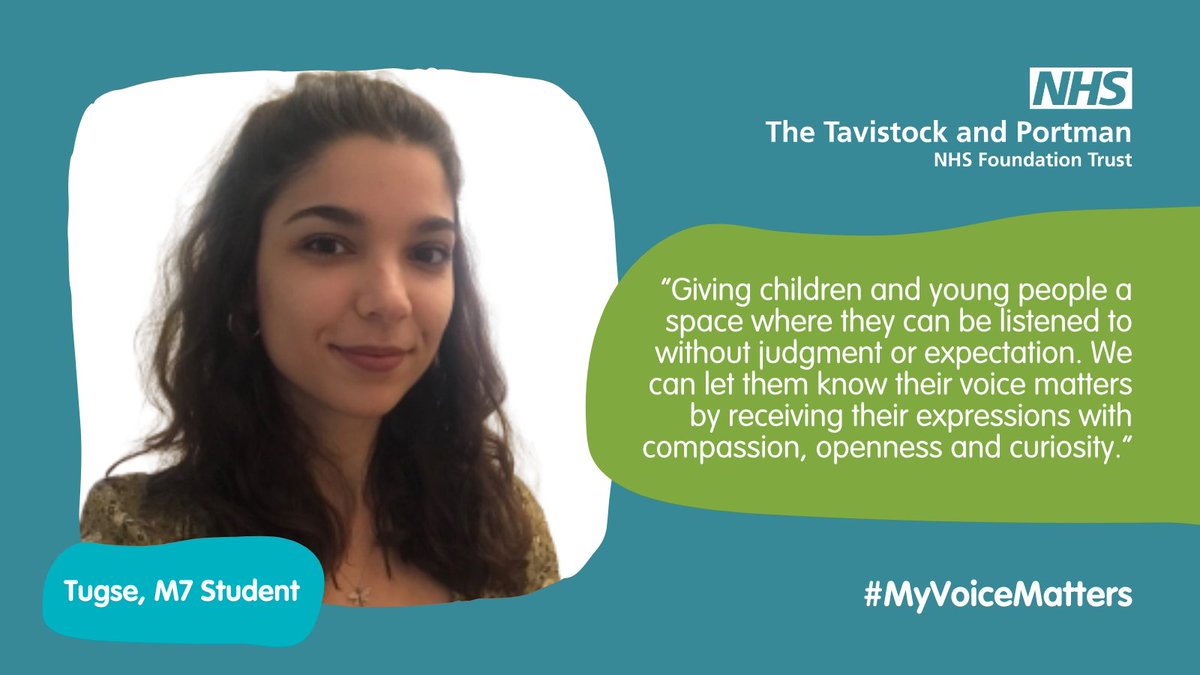 How can we let children and young people know that their voices matter? M7 student, Tugse, shares her thoughts to mark this year’s #ChildrensMentalHealthWeek. #MyVoiceMatters