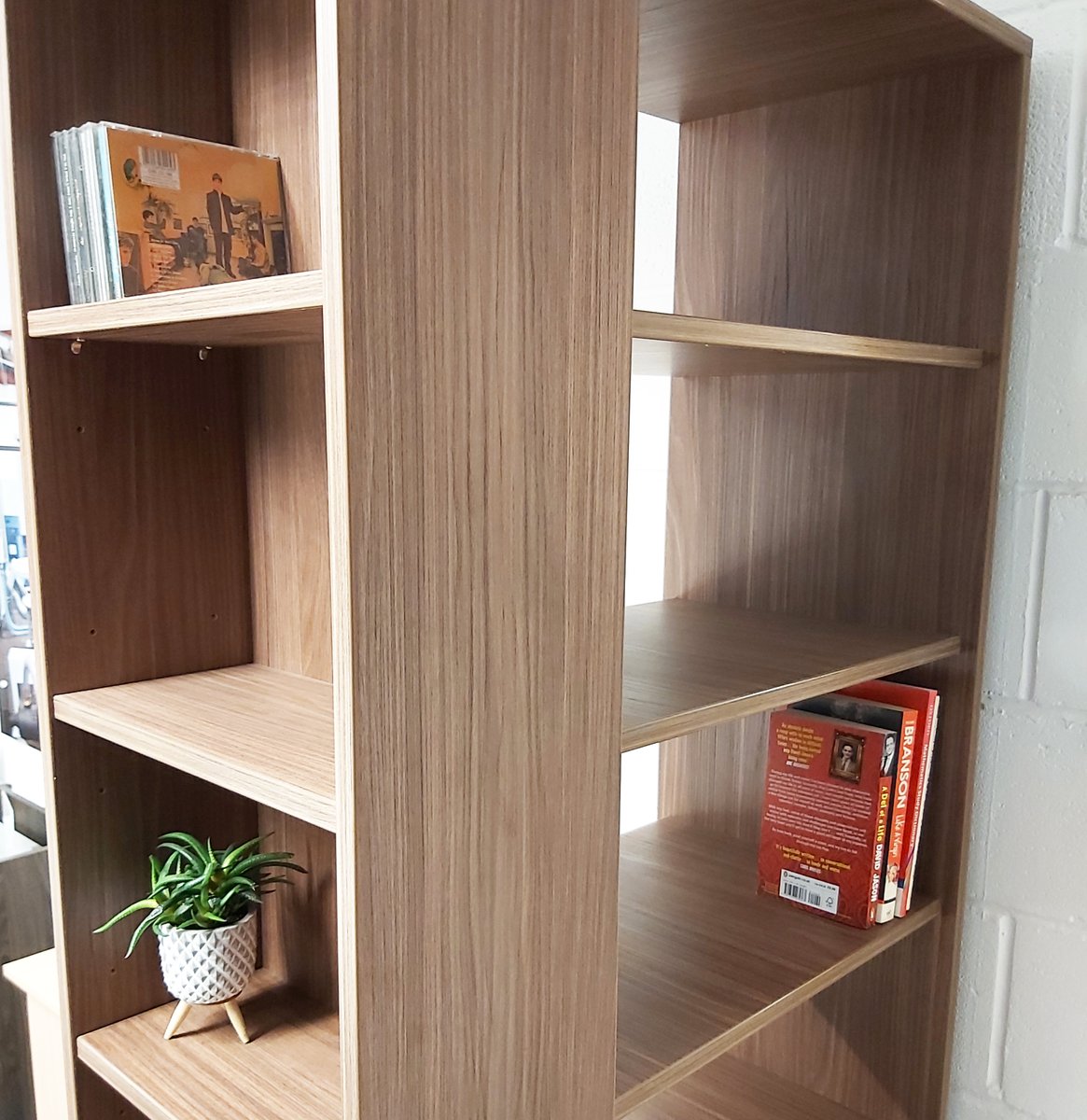 BasicallyTrade's tweet photo. New Year, new ideas!  We've been developing new furniture ideas.  This multi-function piece is a room divider/bookcase/display cabinet which can be made to measure. With fixed shelves across the width and adjustable on the side. #storagesolutions #bookcase #displaycabinet https://t.co/L3TTKhrQcu