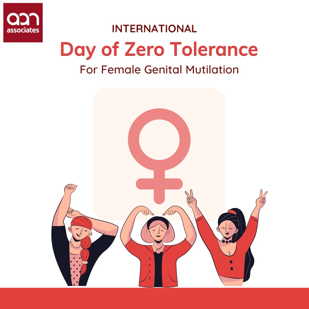 InfoAAN's tweet photo. International Day of Zero Tolerance for Female Genital Mutilation (FGM) focuses on the #urgent need for collective #action to protect girls from this #harmful practice which #violates their #humanrights.

#AANAssociates #EndFGM #HerVoiceMatters https://t.co/lp74YAiSv7