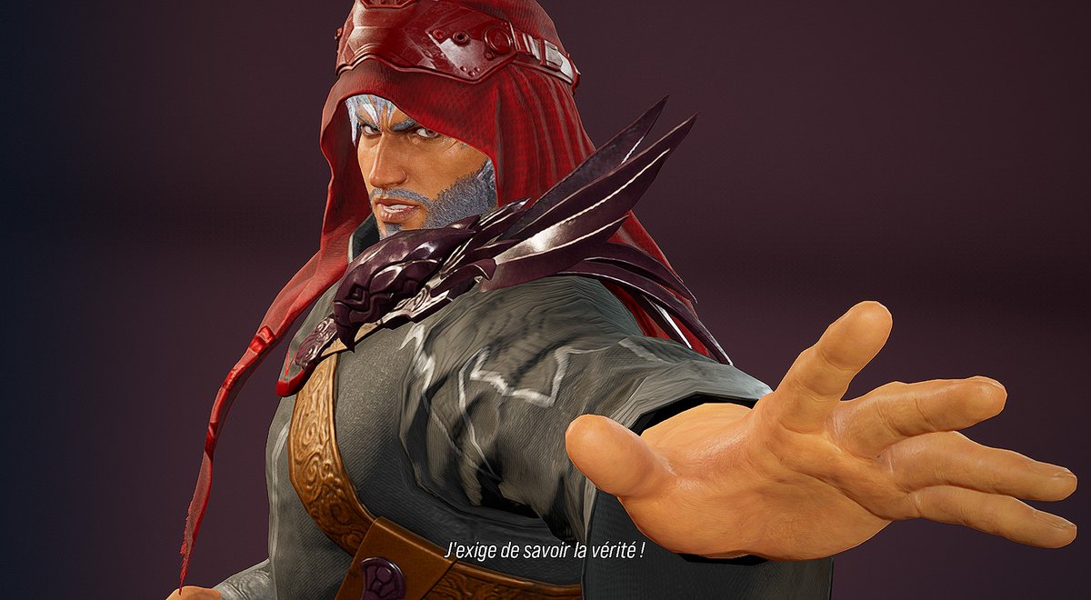 Nier2J's tweet image. I know the colors are not accurate, but in Tekken, sadly, you can't always have the exact same colors...

Anyway, I think I kinda nailed it, I'll prolly polish it later, but I had to give hommage to badass Najd :D

#KOFV #NAJD #SHAHEEN #Tekken #tekken8customizations  #TEkken8