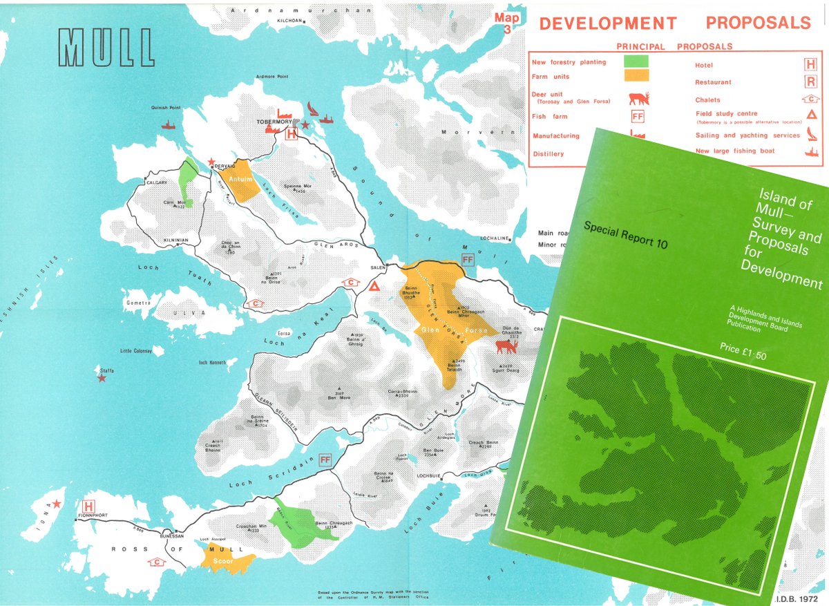 Check out our newly catalogued Robin Callander papers relating to Scottish #rural #CommunityDevelopment, 1965-2020. Interesting to compare two proposals maps for #Mull from 1965 and 1973 reports in SECS-RCa/1. See the full catalogue at access.gcu.arkivum.net/robin-callande…

#ScotEntCollScot