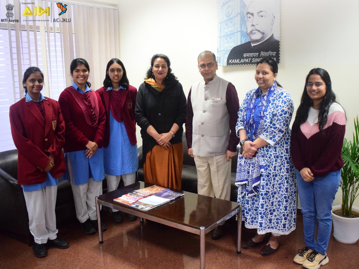 AicJklu's tweet photo. A warm welcome to the aspiring entrepreneurs from MGD who joined us at the Atal Incubation Centre at JK Lakshmipat University for their pre-incubation program!
#aicjklu #mgdataicjklu #preincubationprogram https://t.co/NPkTKFcOqD