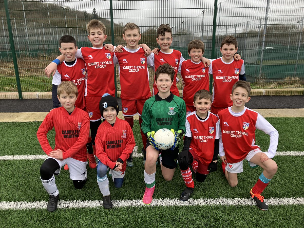 YsgolPenyGarth's tweet image. Penygarth boys football team playing in the Urdd competition today.