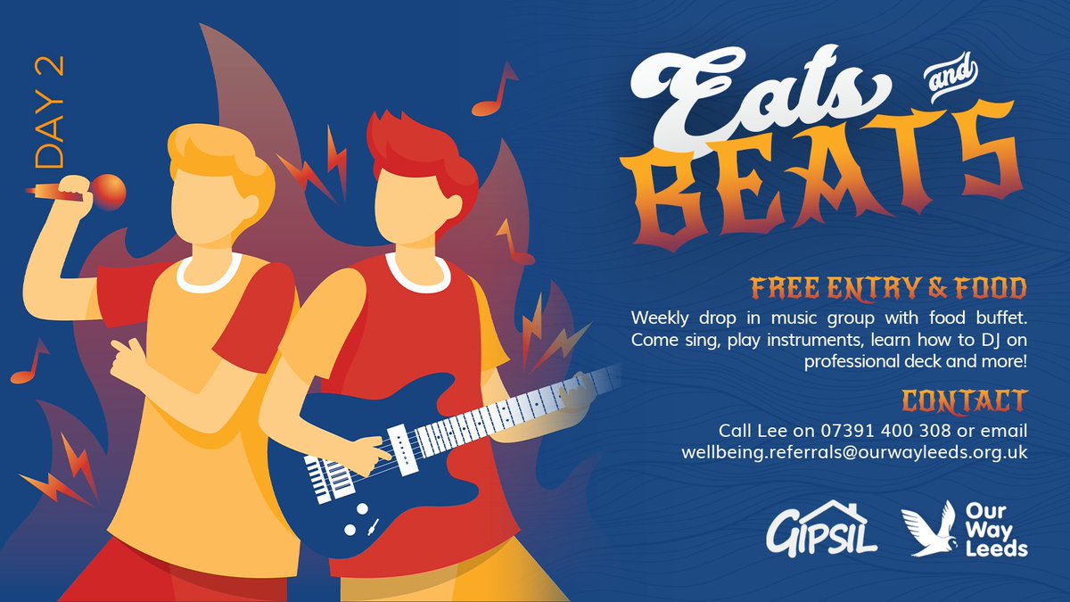 🎶 Love music and looking for a social group of young people? Firstbase, in partnership with @GIPSIL, offers a safe and supportive music group for ages 14-18. Join talented musicians, explore your creativity, and receive wellbeing support. Open to all. #ChildrensMentalHealthWeek