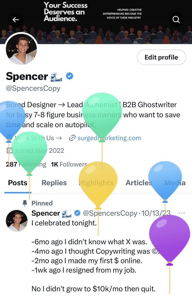 Got the weird balloons on my phone today🧐

Off to a Porsche shop to celebrate 🏎️