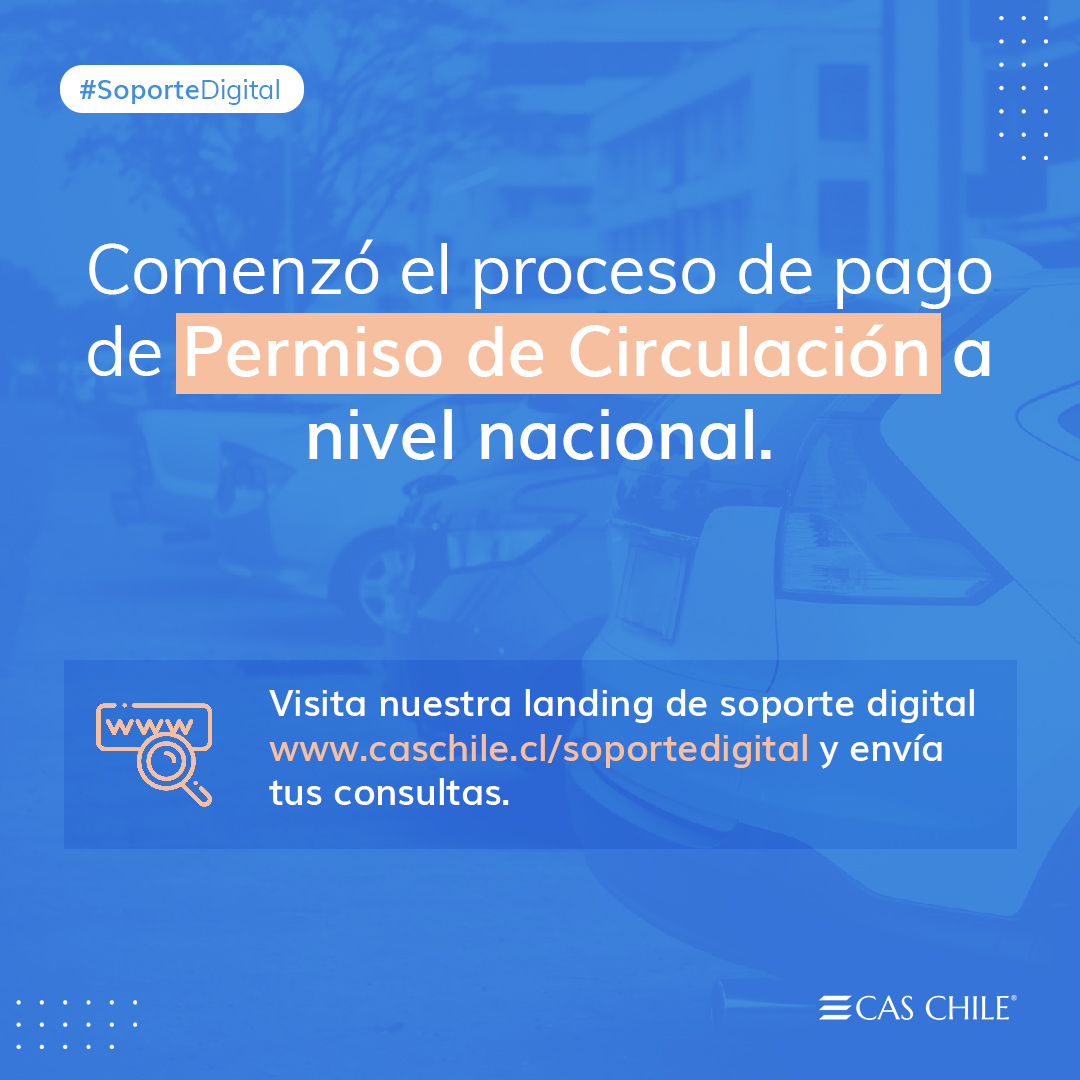 Cas_Chile's tweet image. Ya tenemos disponible nuestra landing de soporte digital, en caso de requerir asistencia, toda la información en nuestra página web sge.st/1ub8u8t  y nuestro número telefónico 600 570 0020 📞

#soportedigital #permisodecirculacion