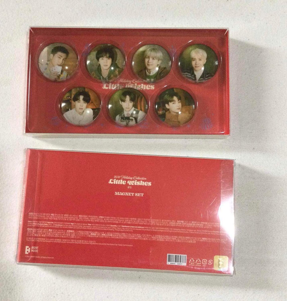 kimkrssaa's tweet photo. wts lfb ph onhand 

BTS holiday collection little wishes magnet set 
₱1750

-sealed
-onhand
-ready to ship
-payo only

Loc: quezon city

Mop: gcash 
Mod; sco (sf) sdd or j&amp;t

Can send proofs! 1 stock nalang available https://t.co/ax5VwmHkqj