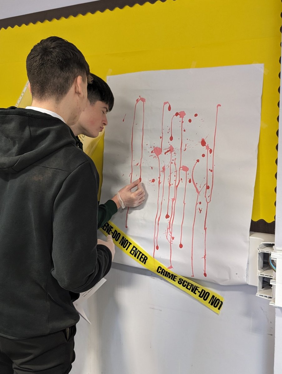 MrSmithPsych's tweet photo. This is always my favourite day at @JohnstoneHighSc! Psychology teams up with @SCIENCEJHS to get our pupils to engage and forensically analyse a simulated crime scene for @sqanews NPA Criminology level 6 @SCQFPartnership Well done to all pupils for successfully taking part! 👮‍♂️🚔 https://t.co/v3US5DbkoP