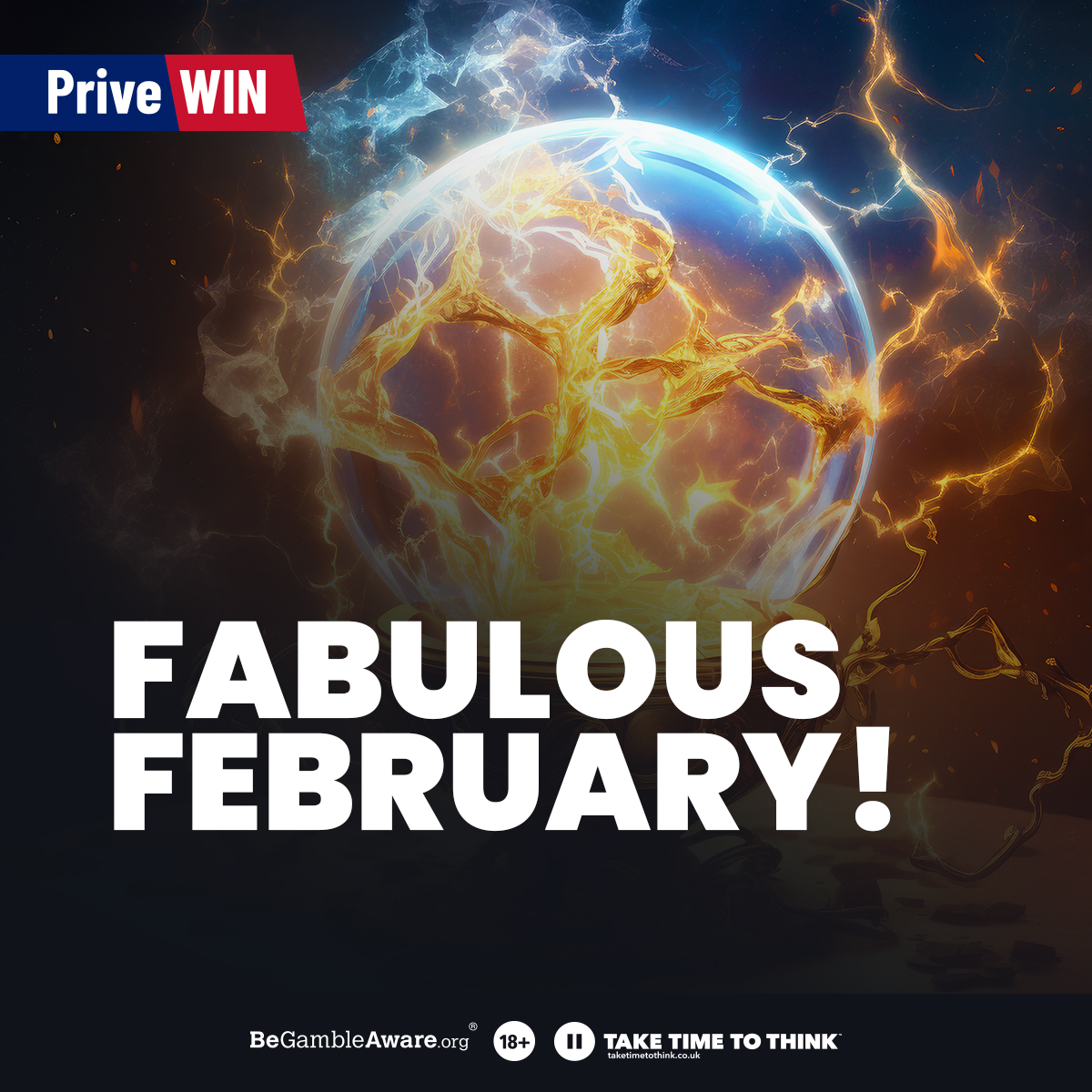 privewincom's tweet photo. 🎉 Fab Feb Alert! 🎉 Get up to €750 in Bonuses + Spins on the Rewards Wheel! 😍
Join us for 4 days of epic February fun! Don't miss out on this fantastic offer! 💰💫 #FabFeb #Bonuses 

Play here: https://t.co/k3bS4NZoH3
Terms&amp;Conditions Apply | +18 Only | BeGambleAware https://t.co/e6bjuZuWlS
