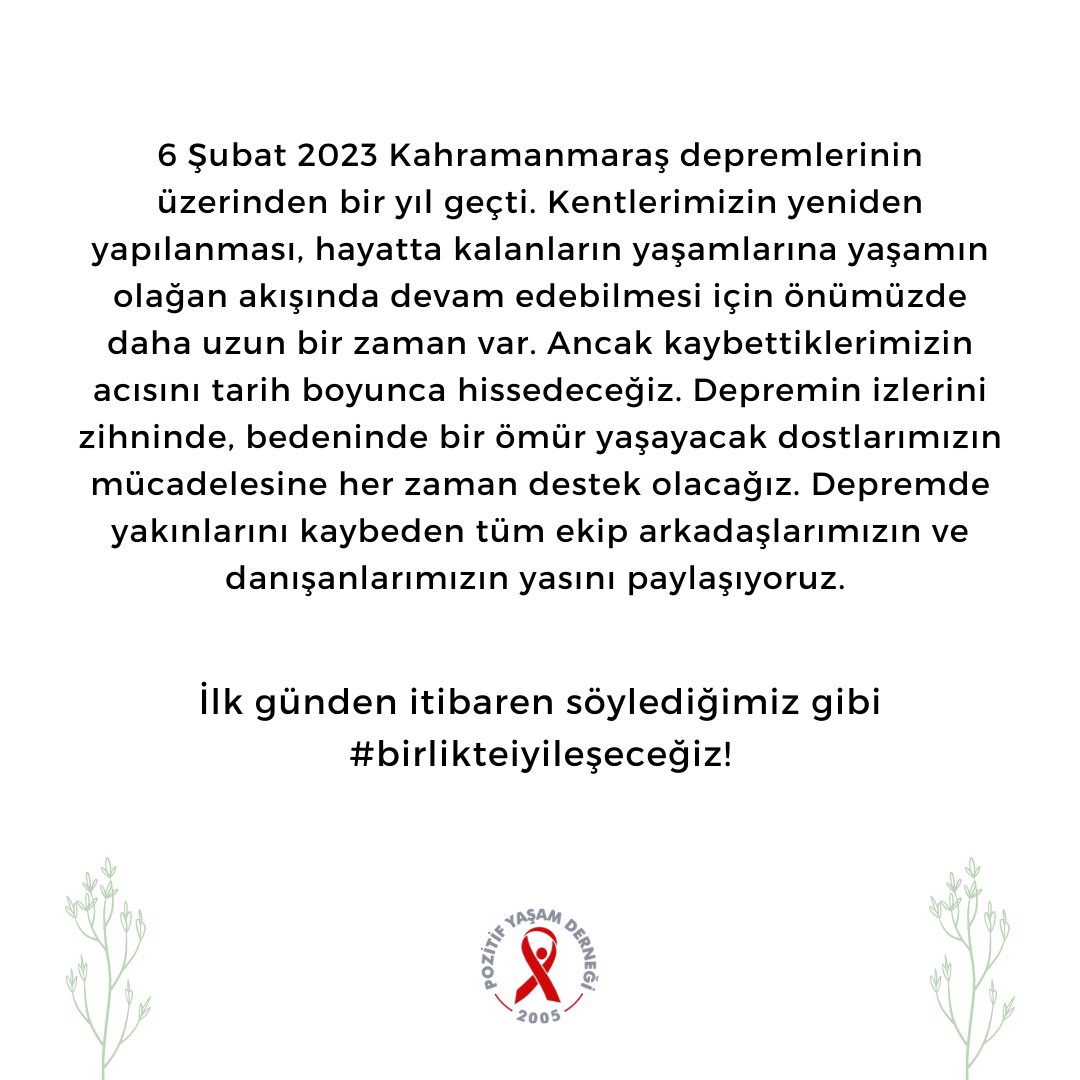 İlk günden itibaren söylediğimiz gibi #birlikteiyileşeceğiz
