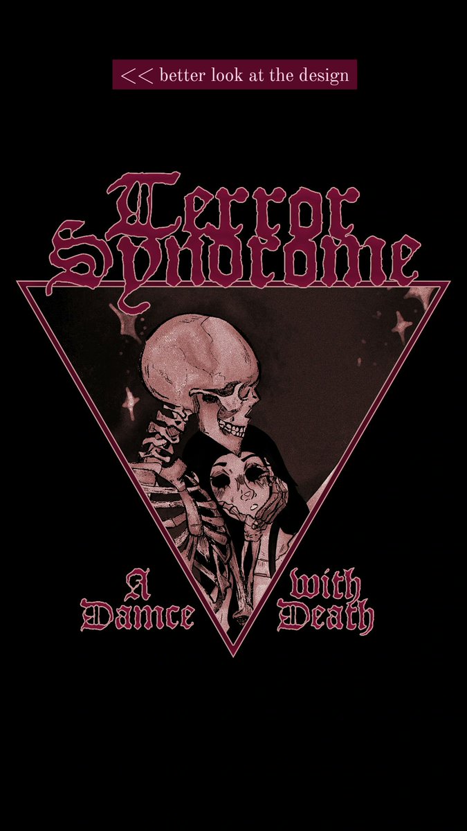 SyndromeTerror's tweet photo. Check out this amazing A Dance with Death artwork by Amy Ryan!

Oh, and.... You can own it on a shirt to show off too ;) 

☠️🦇
 https://t.co/W6oNnFLxZw

#synthwave #metal #rock #synthmetal #retrowave #darksynth #horrorsynth #irishmetal https://t.co/jQ0UTPzfrh