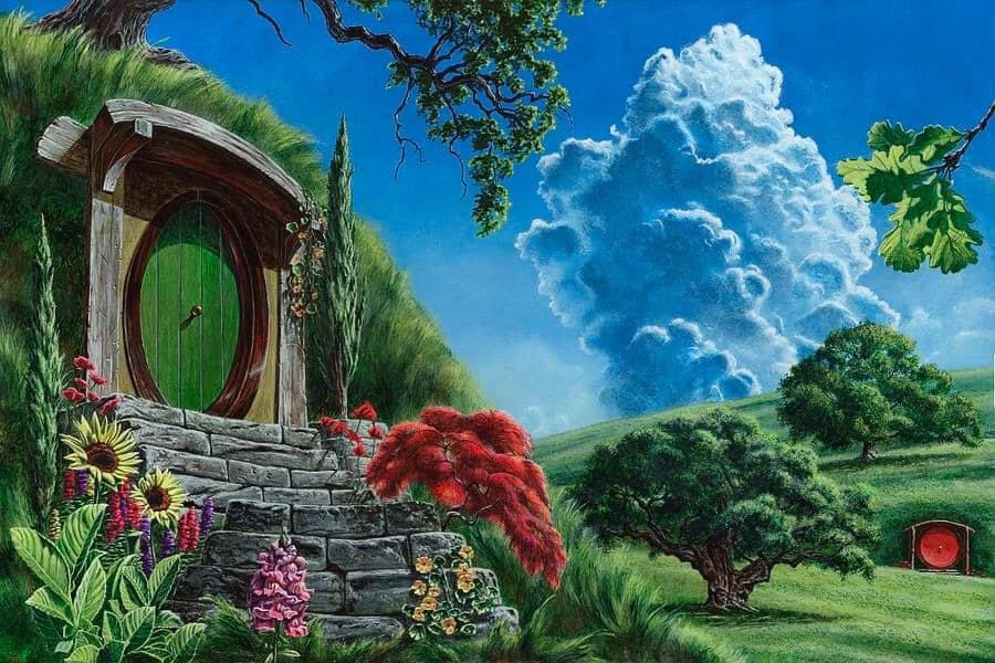 SeanMac67914982's tweet photo. Bag End and the Shire
By Kip Rasmussen https://t.co/9cOIaTPnZ5