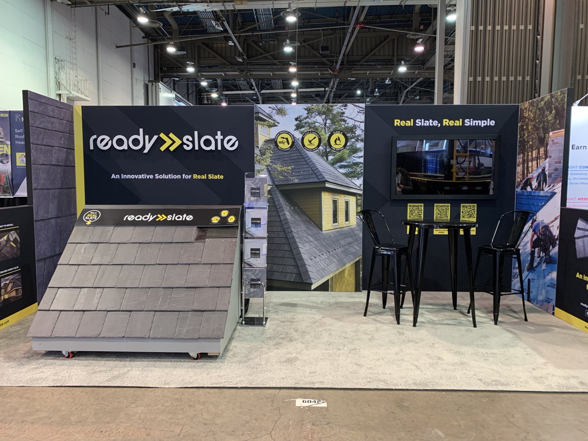 Readyslate team is all set to dazzle at the @RoofingExpo in Las Vegas 😎 Visit us at Booth 6048 to witness Readyslate, our innovative roofing solution for real slate. We're all geared up for an amazing tradeshow! 👋 #IRE2024