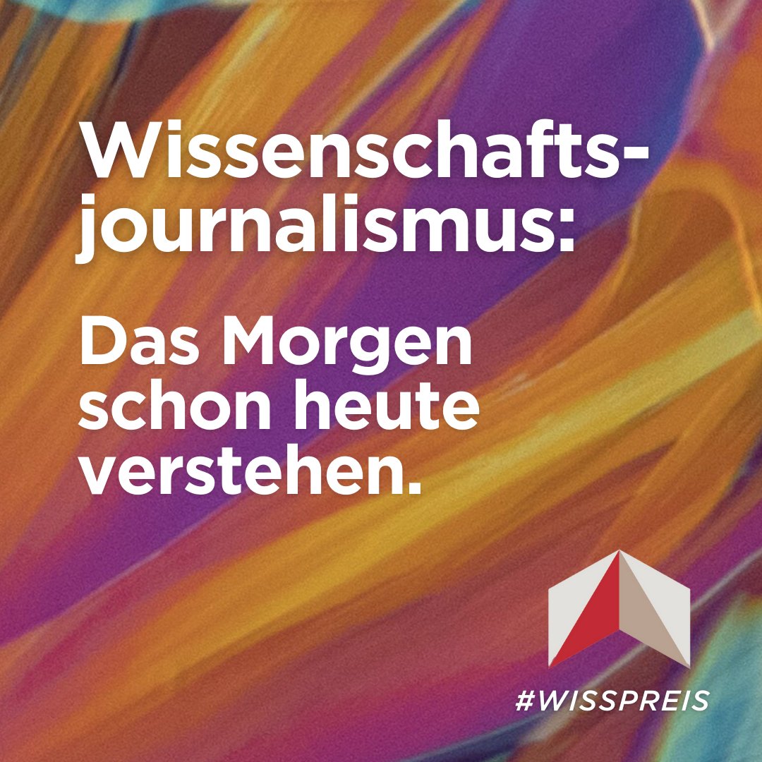 Wir danken allen Wissenschaftsjournalist*innen für Ihre großartige Arbeit! Und diese feiern wir jedes Jahr mit dem #WissPreis. Du machst #Wissenschaftsjournalismus?
Dann bewirb dich bis zum 27.03.! Alle Infos: holtzbrinck-wisspreis.de/ausschreibung