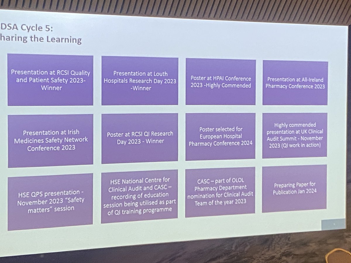 3shellmccourt's tweet photo. So proud of my colleague Marie Richardson presenting on the behalf of our team on our project nominated for the NOCA QI Champion Award 2024! Team work at its finest! 🥳 #NOCA2024 https://t.co/zNUMqdhzXo