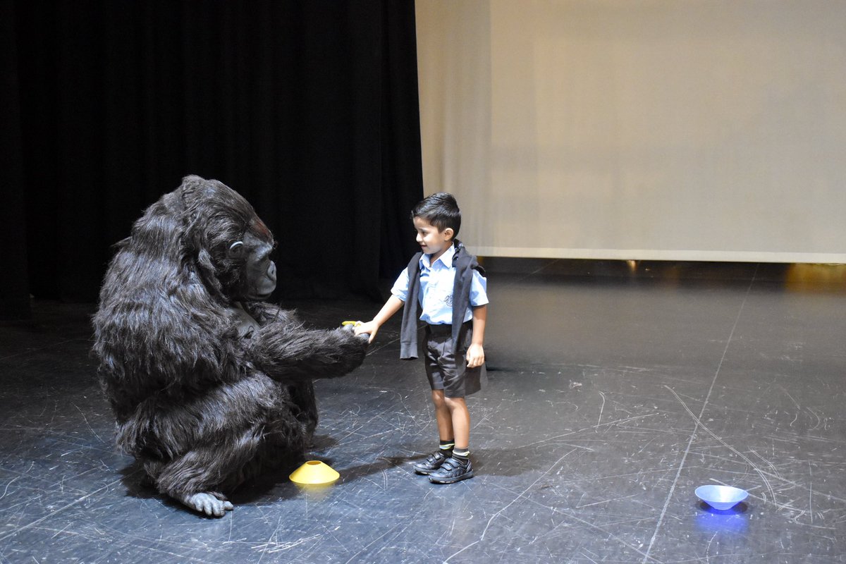 KG1’s inquiry into ‘Living things need to grow, change, and stay healthy’ was vividly brought to life with <a href="/teach_rex/">Teach Rex 🦖</a> and Thomas the Gorilla. 🦍
A heartfelt thank you to all for an unforgettable and insightful day. 
#NLCSDubai #JuniorSchool #gorillaconservation  #dubaischools