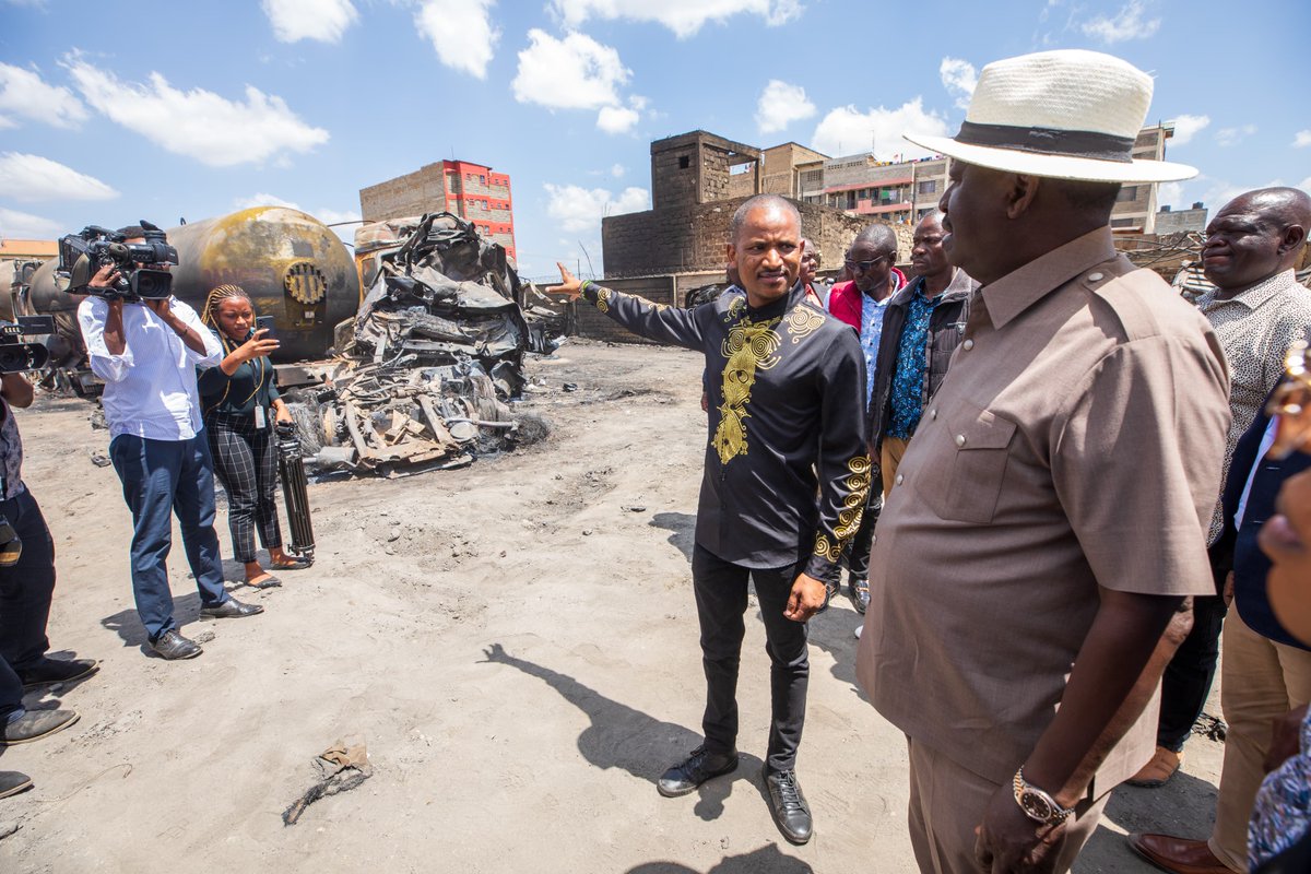 Each family affected by last week’s fire caused by the gas explosion in Embakasi should be given a cash compensation of Kshs 500,000. This is pure negligence on the part of the Kenya kwanza administration.