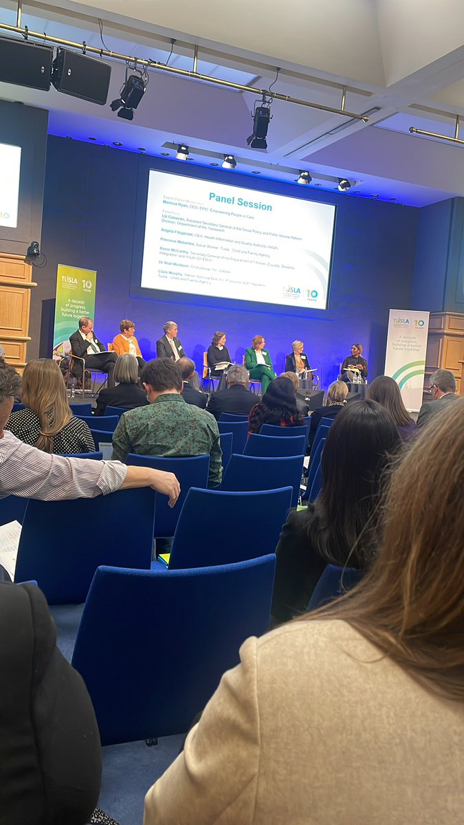 FaugheyMarie's tweet photo. Enjoying the different perspectives @Tusla Ten Year anniversary in Dublin Castle this morning!! Well done to everyone and congratulations 🙌 https://t.co/1yWLqw9Q05