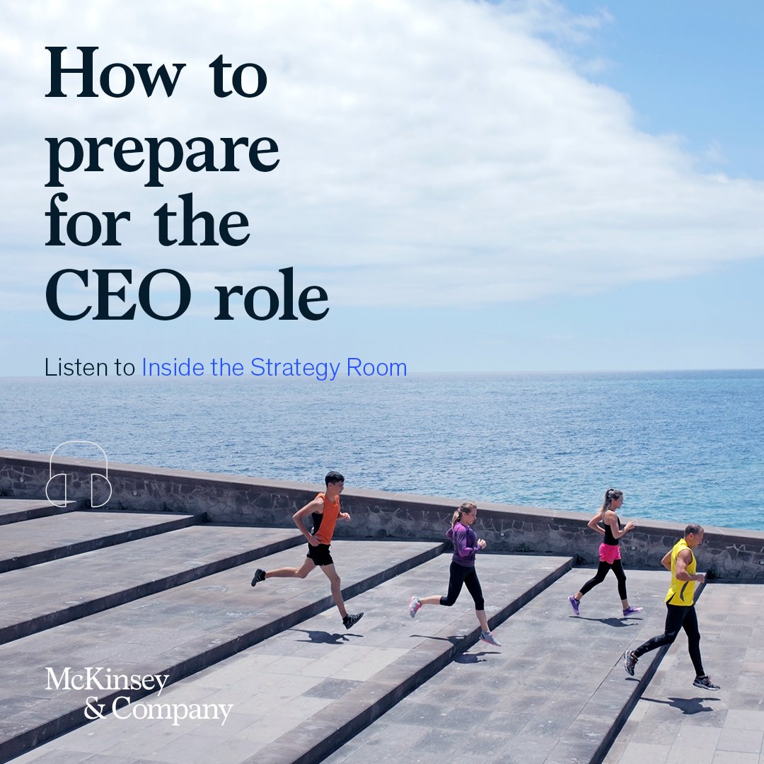 Becoming a high-potential candidate for the top job takes preparation, persistence, and an understanding of the selection process. It starts with asking the question: Why do I want to be the CEO? Learn more: mck.co/3HJRVej #CEOExcellenceBook