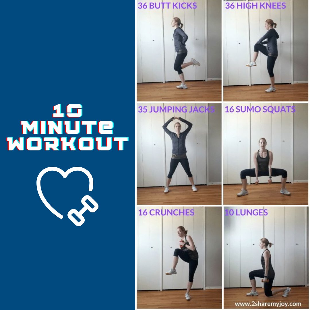 SPORTSLLC1's tweet image. When you don&apos;t feel like doing anything, tell yourself you can do 10 minutes! 

#SportsPT #GetItDone #AtHomeExercises #10MinuteWorkout