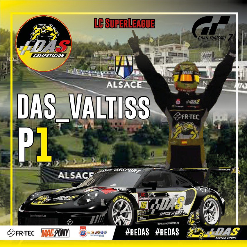 🏆¡Y llegó la primera de la temporada!🏆

✨️Valtis hace una carrera magistral para lograr la victoria en una combinación difícil en la cual era clave la estrategia. 

💥Una pole y victoria que suponen una dosis de energía espectacular 🤩

#beDAS