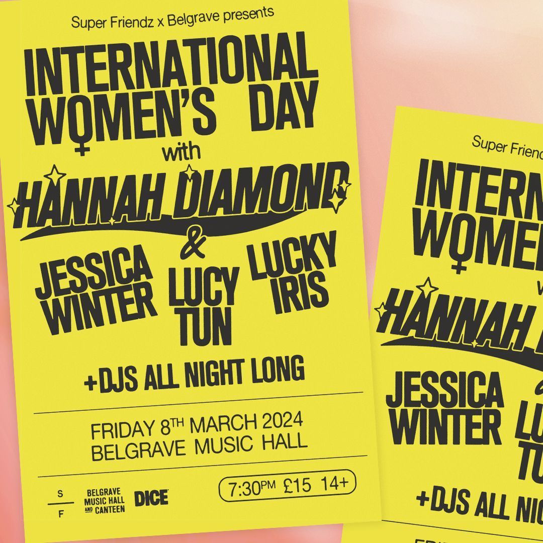 This International Women's Day we welcome hyper-pop sensation @Hannahdiamond_ to @belgravemusichall, alongside @jessicawinterr, Lucy Tun, and Leeds's own @luckyirisband 🔥 Tickets available on @dicefm now! buff.ly/3HKYvBf 🔗