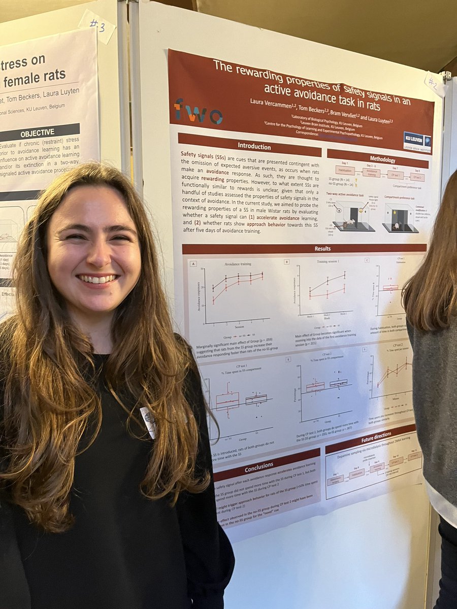 Presentations by early career researchers Lauren Pattyn &amp; Valentina Jelinčić 🎤 

Posters by students Michelina Dudziak &amp; Laura Vercammen 👩🏼‍🎓

Excellent showcase of the multidisciplinary research done at <a href="/KU_Leuven/">KU Leuven</a>, <a href="/UZLeuven/">UZ Leuven</a> &amp; <a href="/UPCKULeuven/">Universitair Psychiatrisch Centrum KU Leuven</a> 

#LeuvenBrainInstitute #stressresearch