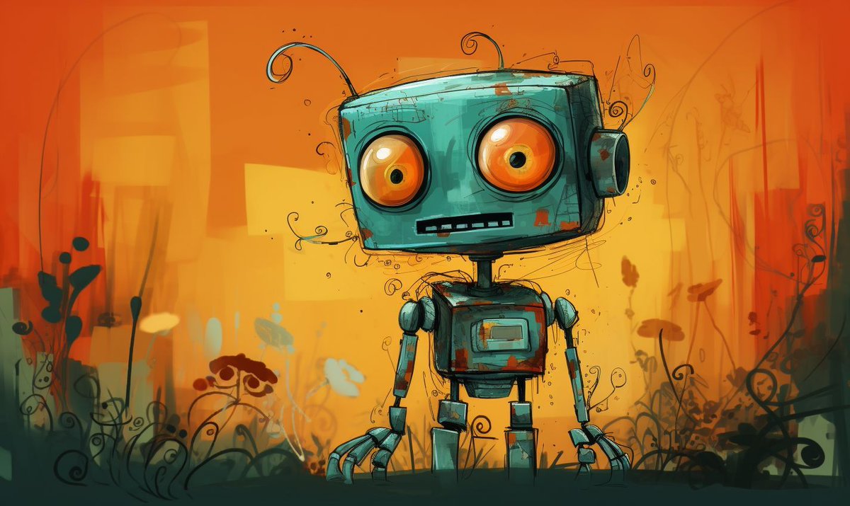 neuromorph_ai's tweet photo. Each robot, unique in its gaze, stands amidst the fiery canvas of creation, embodying the creator's introspective quest for answers.
#NeuroAether #AiArtCommunity #RoboticWonder #AutumnalAI #CreatorQuestions #AiArt #DigitalArt #Midjourney #MidjourneyV6 https://t.co/vuXowHkMOQ