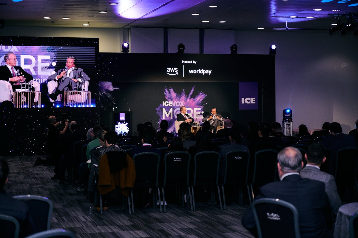 The WRB🔒 welcomed headliners Bill Hornbuckle, CEO & President for MGM Resorts International, and Simon Thomas, Executive Chairman, The Hippodrome Casino with their keynote speech, 'New Markets and New Technology from MGM’ You still have time to register shorturl.at/dqrPR