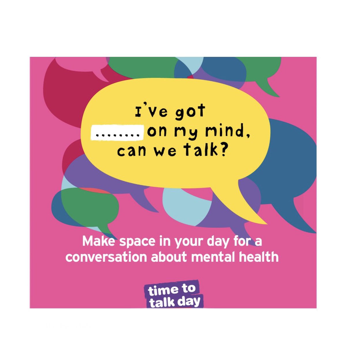 👋Good Tuesday Morning Friends☕️Today we draw Attention to Mental Health and the Importance of reaching out for Help🤲It’s #TimeToTalkDay 🗣️Let’s Encourage each other to be Open and Honest about Mental Health without any Judgement🫂It’s Time to Start the Healing Journey❤️‍🩹